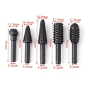 5-Piece Wood Carving Drill Knife Set | Woodworking Tools Wood Carving Tool Set Qme 5pcs