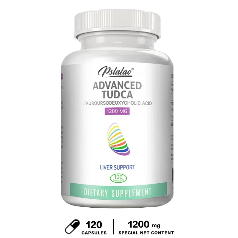 TUDCA Liver Support Capsules 1200mg – Non-GMO, GMP Liver Support Supplement Qst 120 Capsules