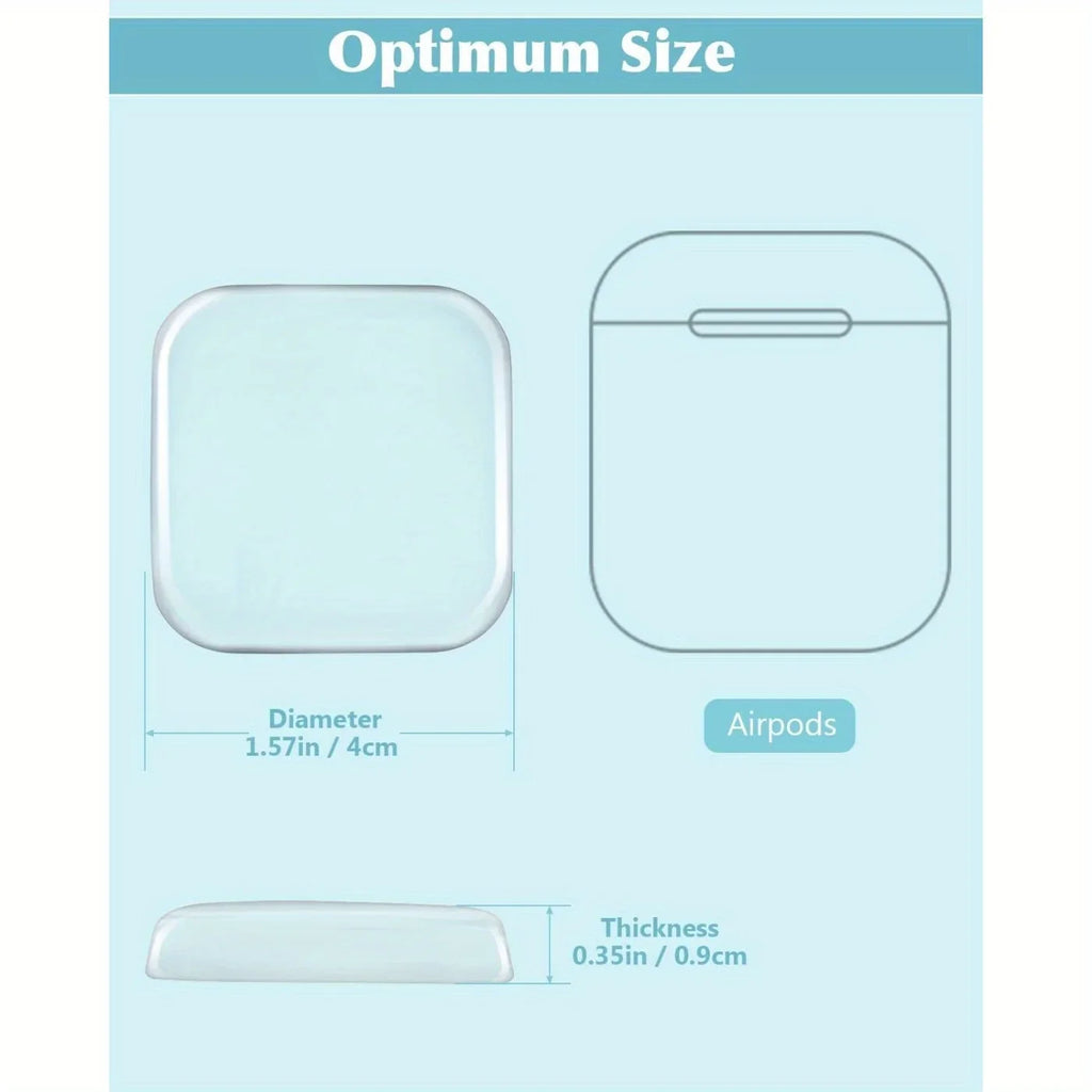 6-Piece Self-Adhesive Door Stop Wall Protectors – Clear Bumpers Door Stop Bumper Qme