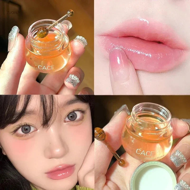 Natural Honey Cherry Blossom Lip Balm – Waterproof & Moisturizing Tinted Lip Balm Qme