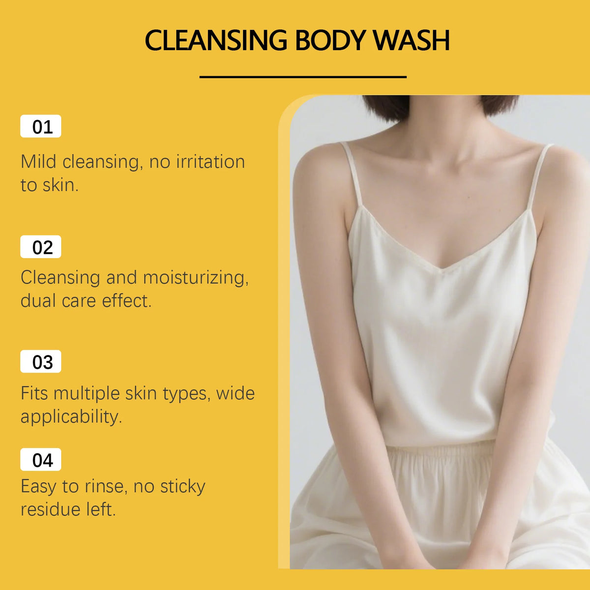 OceAura Salicylic Acid Body Wash – Exfoliating Shower Gel Exfoliating Body Wash Qst