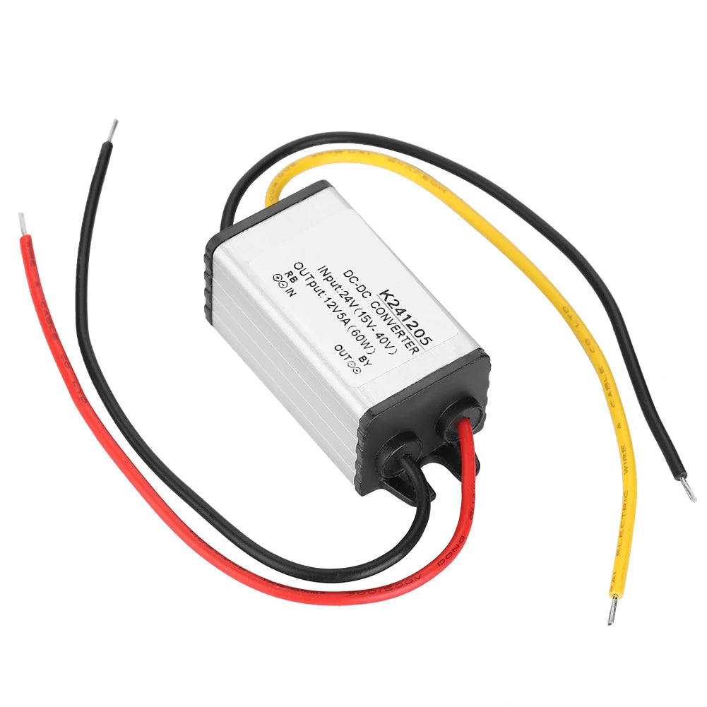 DC-DC Step Down Converter 24V to 12V 5A 60W High Efficiency DC-DC Converter Qst