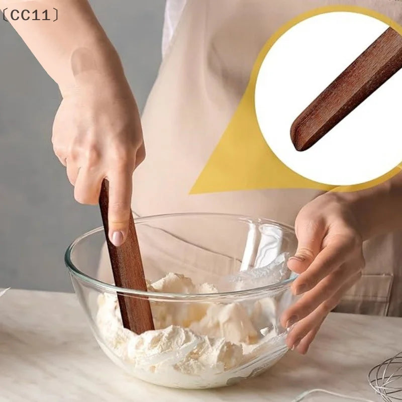 Wooden Sourdough Bread Spurtle Mixing Stirring Stick Bread Spurtle Qme