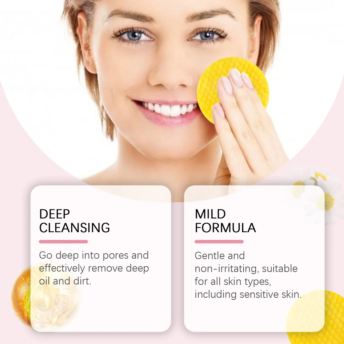 Turmeric Kojic Acid Facial Cleansing & Exfoliating Pads 40ct Facial Cleansing Pads Qme
