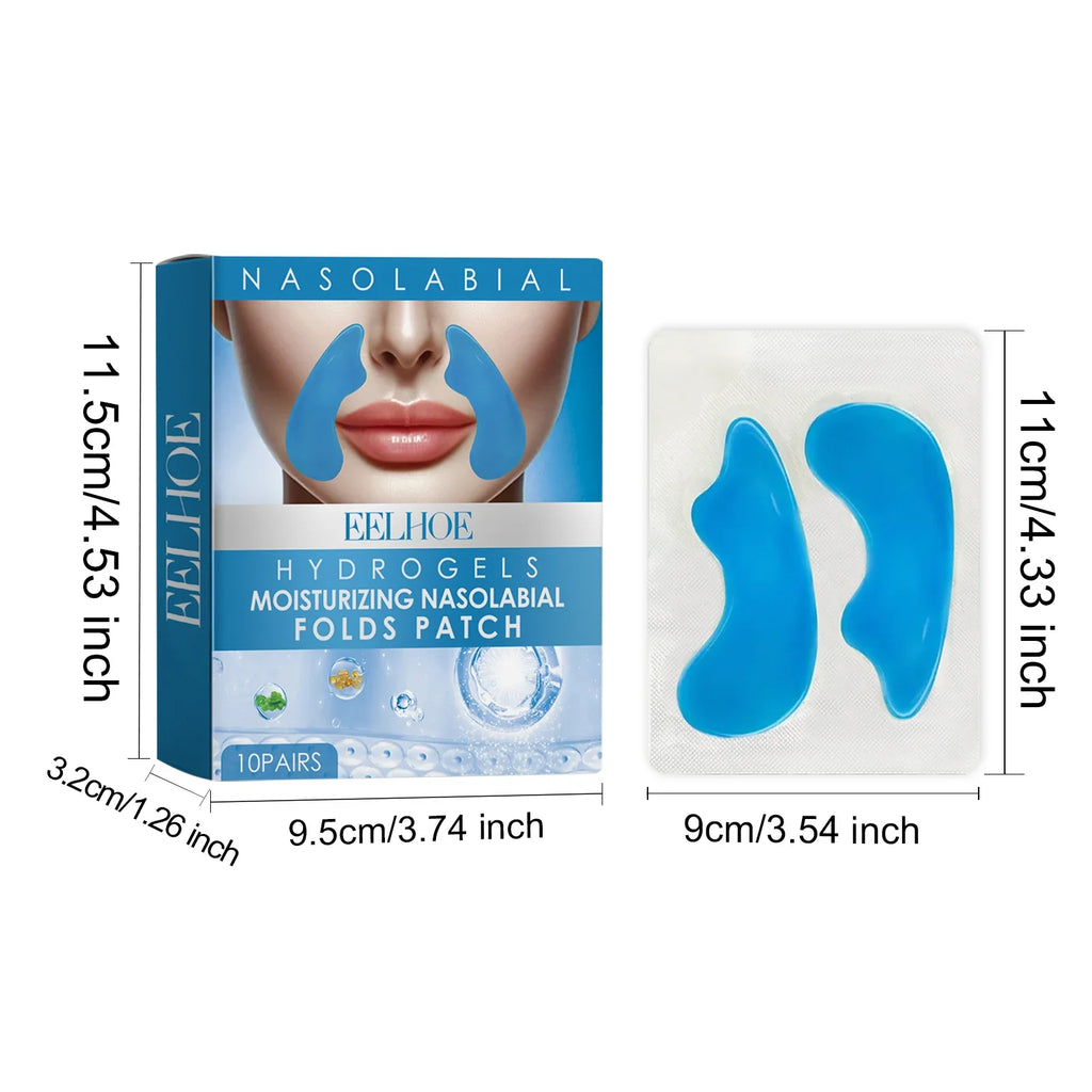 Nasolabial Fold Gel Patches – Hydrating, Firming & Smoothing Facial Gel Patch Qme