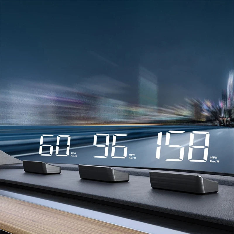 GPS HUD Head-Up Display – Digital Car Speedometer GPS HUD Speedometer Qme