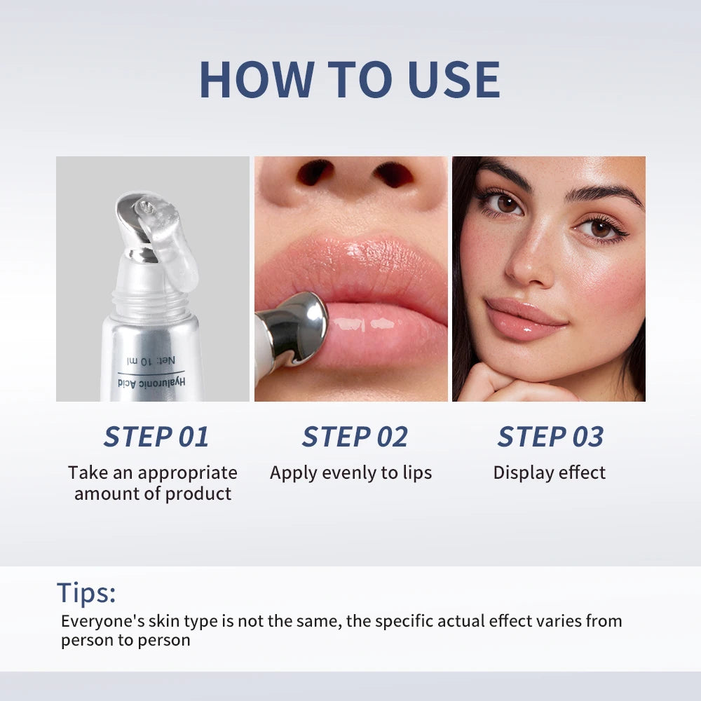 Hyaluronic Acid Lip Plumping Oil – Moisturizing Lip Gloss Lip Plumping Oil Qst