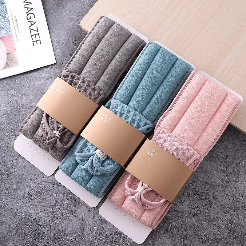 Viscose Shower Washcloth Body Scrubber Ball & Back Cleaner Body Scrubber Set Qme