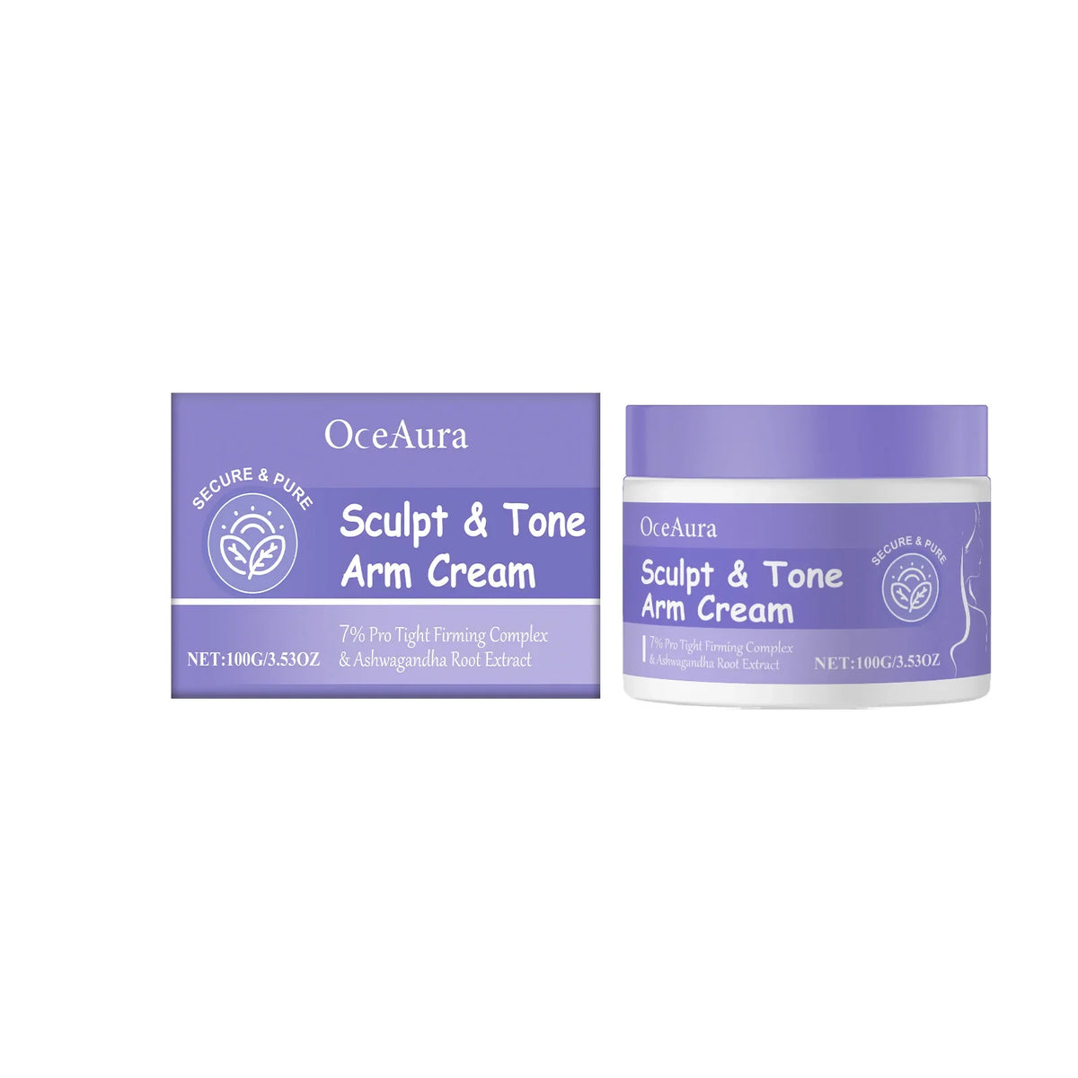 Sculpt & Tone Arm Firming Cream – Lifting & Smoothing Body Cream Arm Firming Cream Qme 100g Boxed