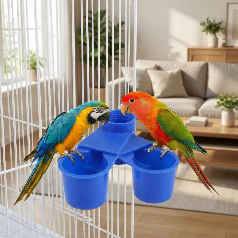 Bird & Chicken Drinker Feeder Cups for Soda Bottles – 20 Pcs Bird Drinker Feeder Qme
