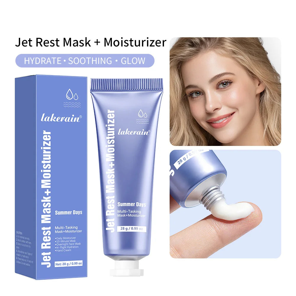 Lakerian Hydrating Face Cream – Nourishing Moisturizer & Primer Face Moisturizer Cream Qst blue