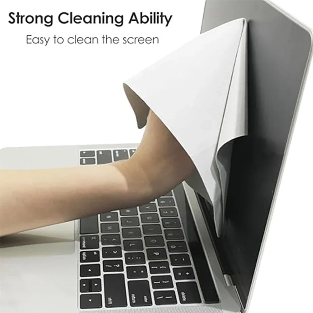 Microfiber Keyboard Cover & Screen Cloth for MacBook 13-16" Laptop Keyboard Cover Qme