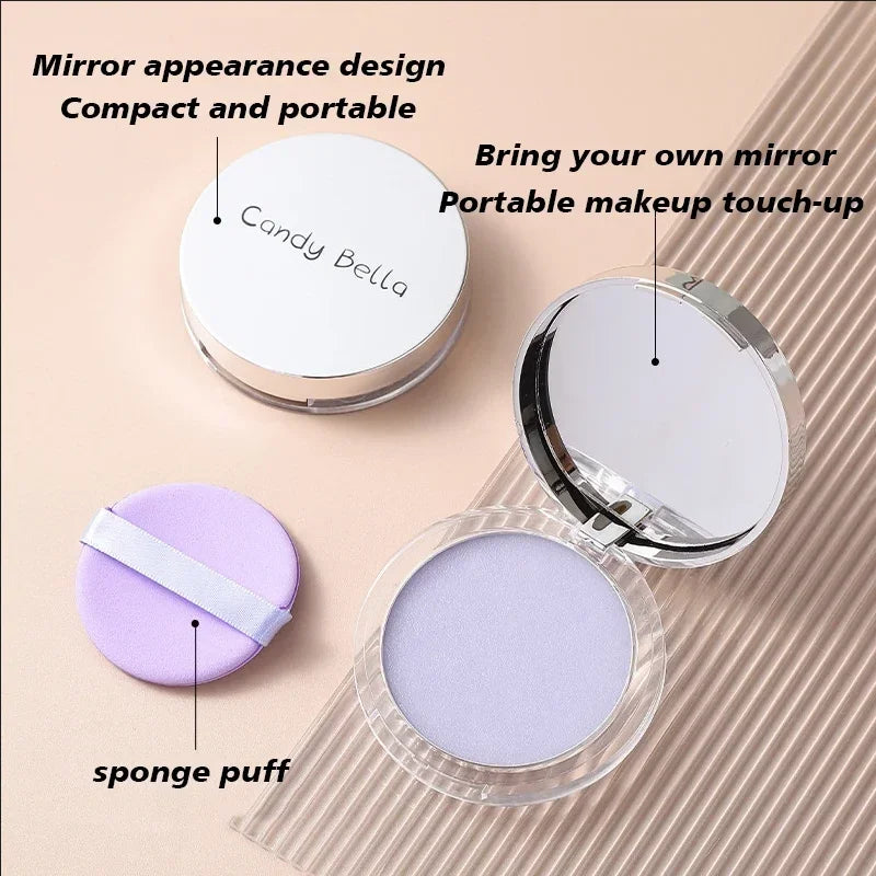 Lavender Pressed Powder – Matte Oil Control Full Coverage Pressed Face Powder Qme
