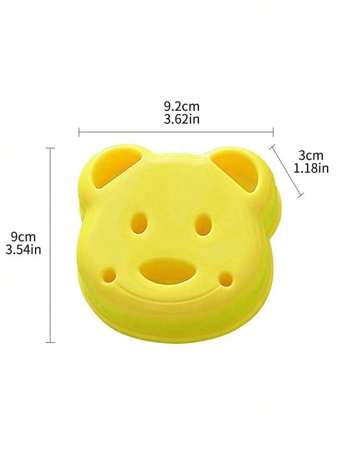 Cartoon Bear Sandwich Mold – DIY Kids Lunch Box Cutter Sandwich Mold Cutter Qme 1pc