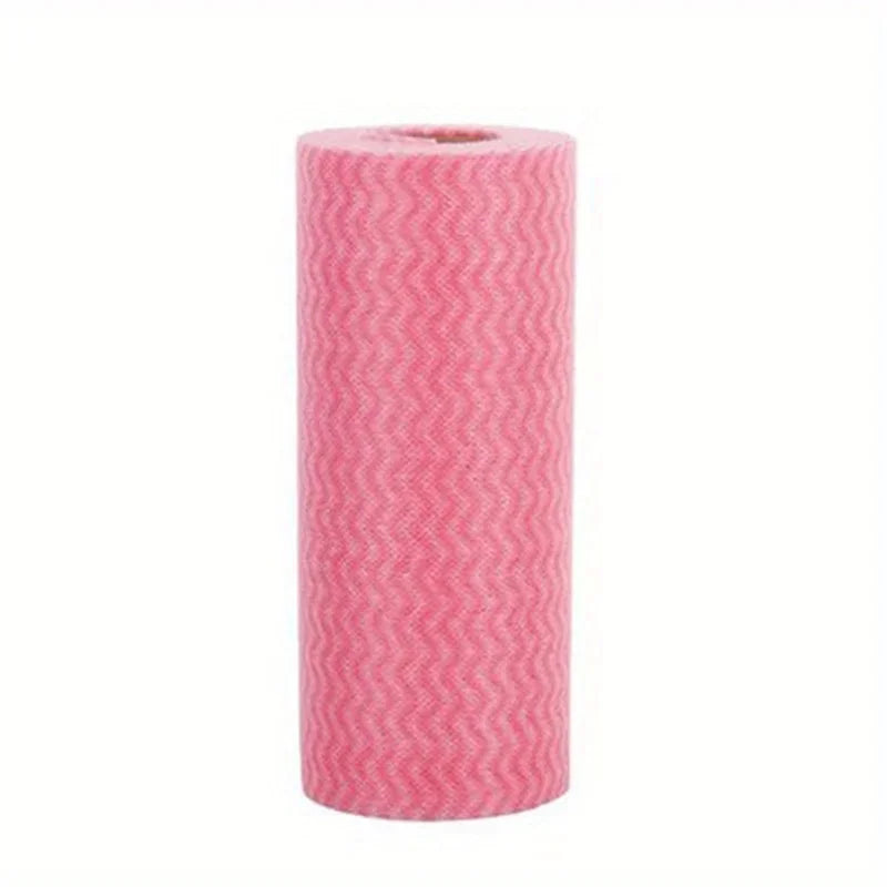 Disposable Non-Woven Dishcloths Roll | Oil-Free Kitchen Wipes Disposable Dishcloths Qme