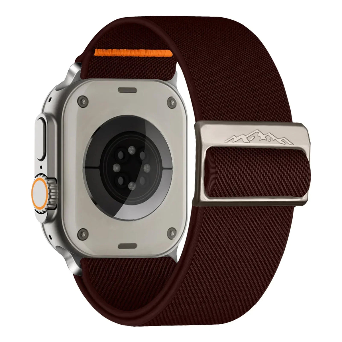 Nylon Apple Watch Band – Series 9 8 7 SE Ultra 2 | 16 Colors Watch Band Qme Chocolate 42mm 44mm 45mm 49mm
