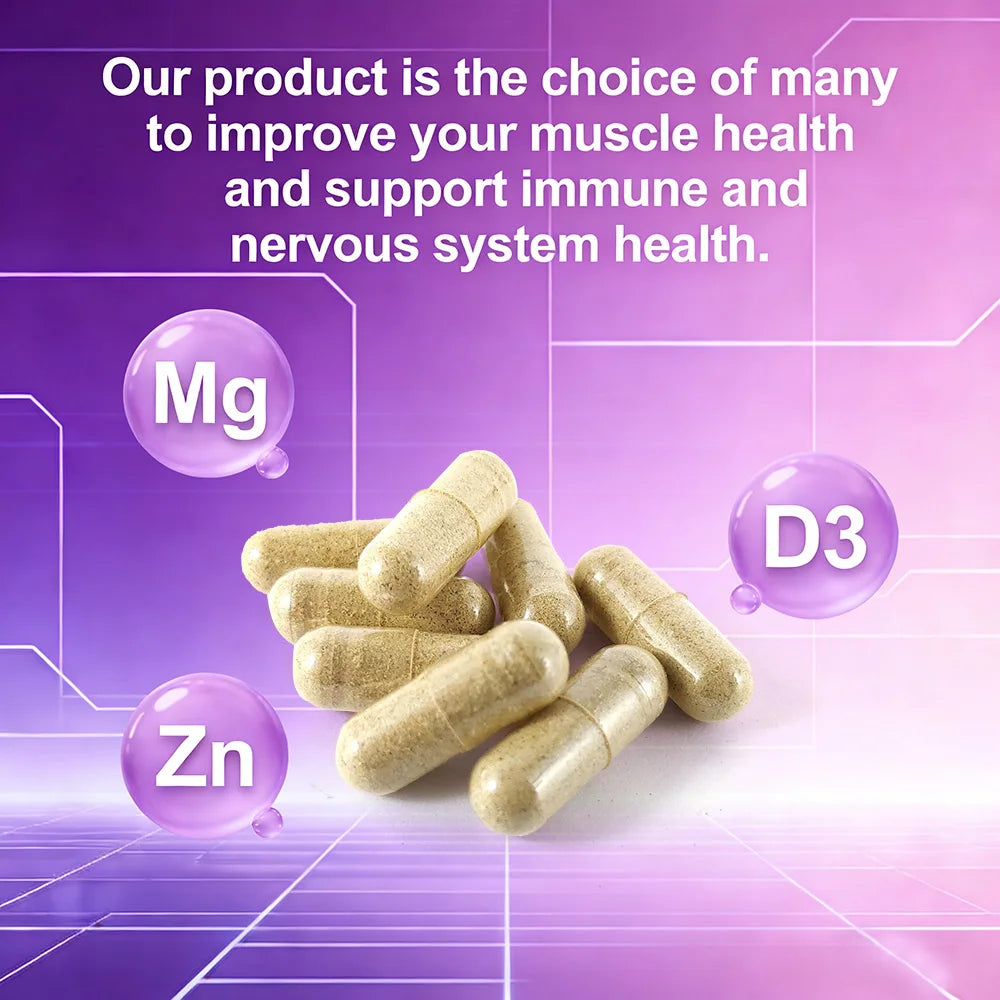 ZENVITALIZE Magnesium Complex Capsules – Muscle, Bone & Sleep Magnesium Supplement Qst