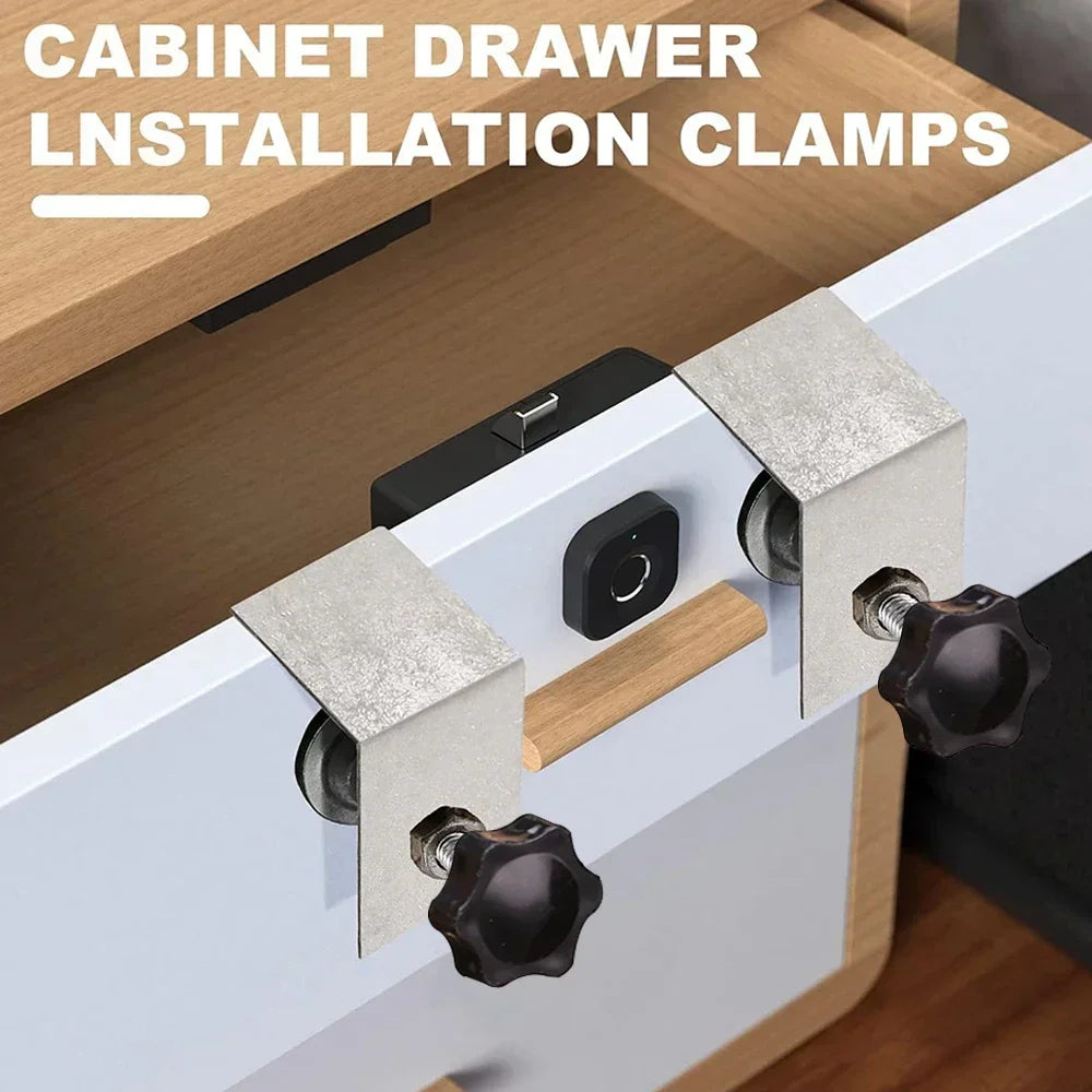 Steel Drawer Front Installation Clips – Woodworking Jig Clamps Drawer Installation Clips Qme