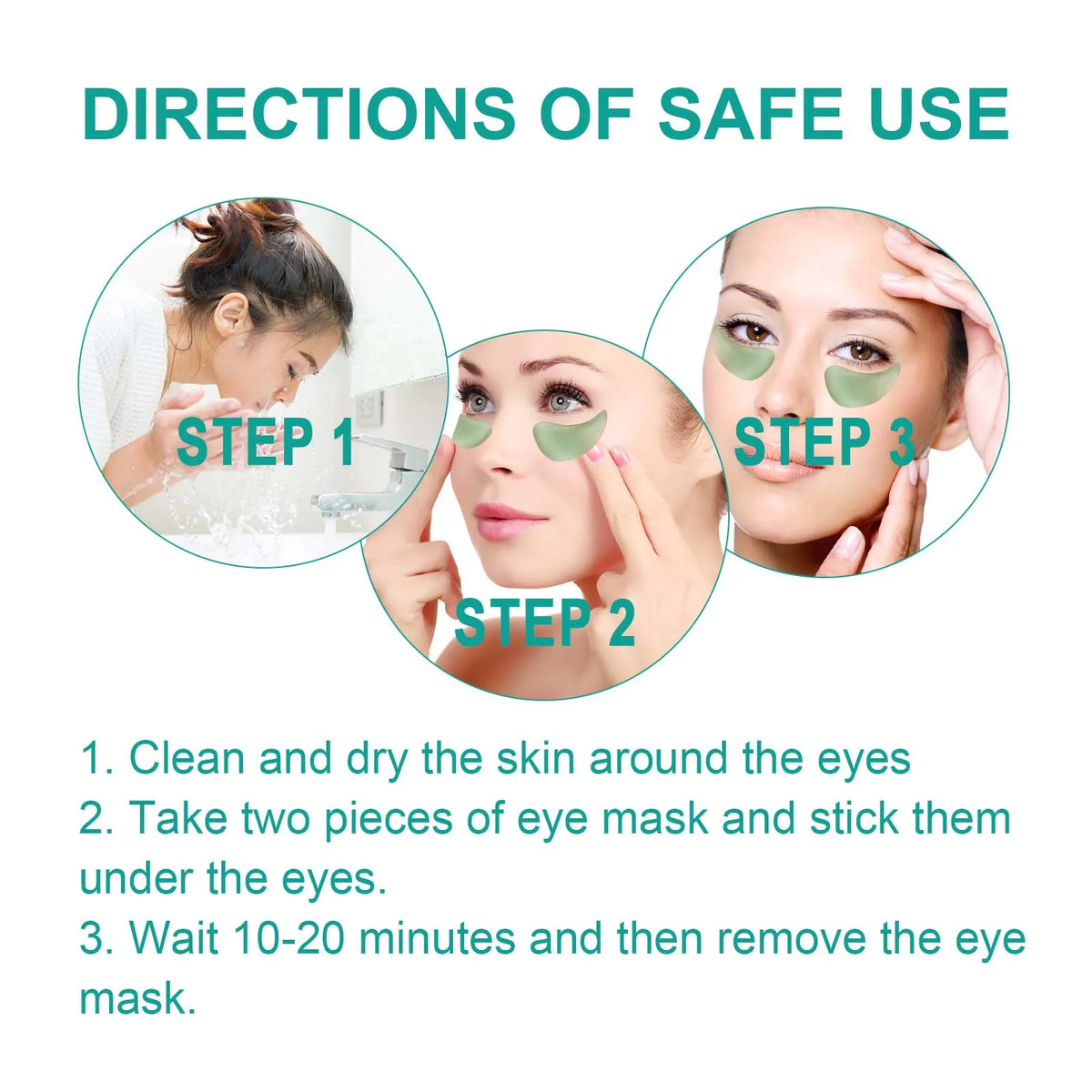 Seaweed Hydrogel Eye Mask – Firming & Brightening Patches Hydrogel Eye Mask Qme