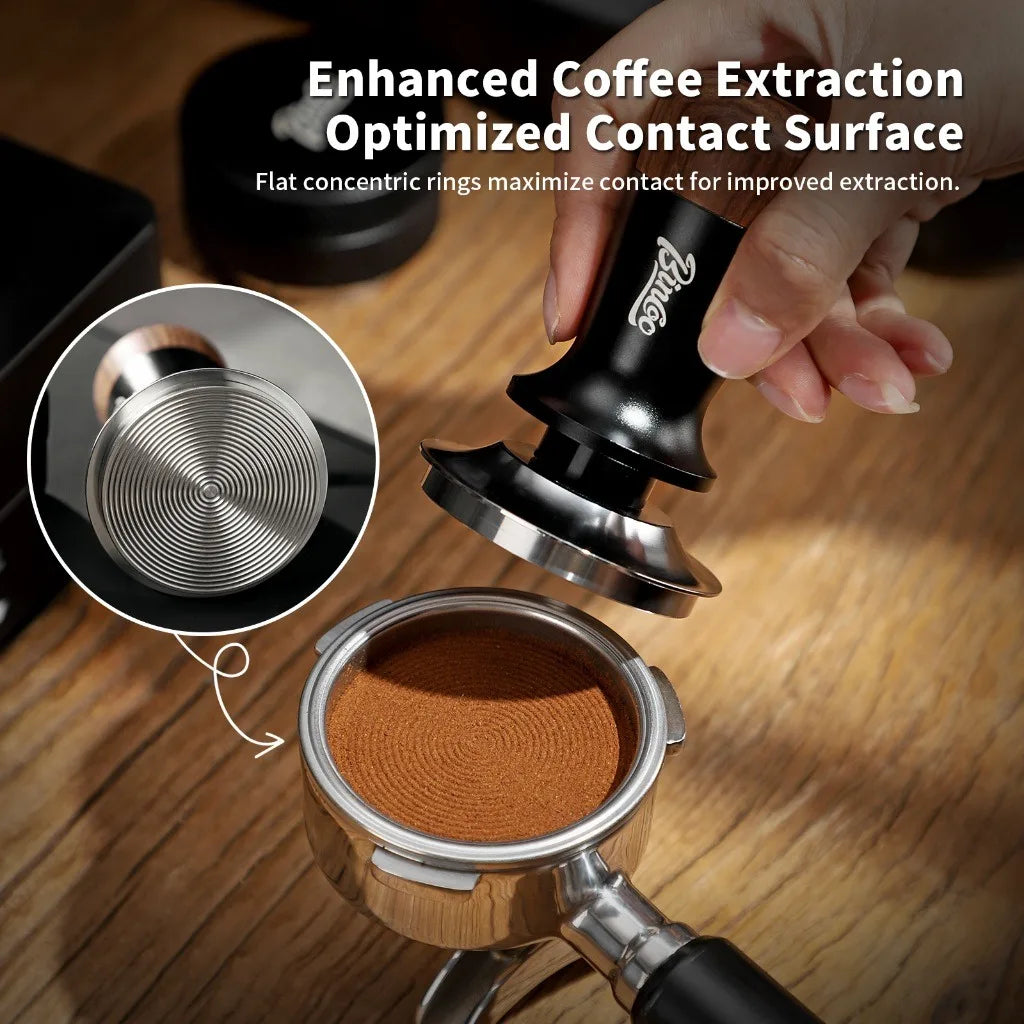 BINCOO 51/58mm Stainless Steel Espresso Coffee Tamper Set Espresso Tamper Set Qst