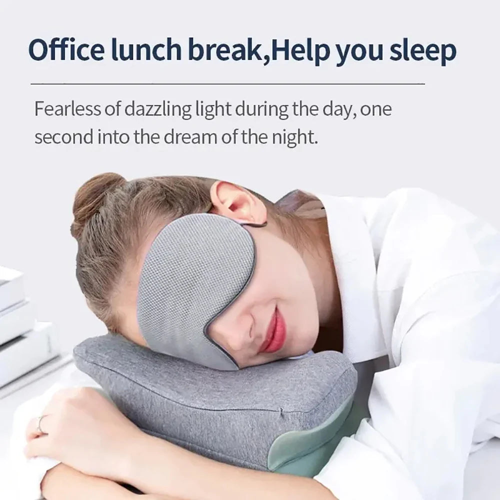 Warm Cool Dual-Use Eye Mask | Adjustable Light Blocking Sleep Eye Mask Qme