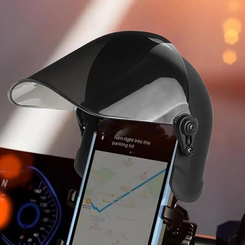 Motorcycle Phone Mount with Helmet Sunshade & Rain Cover Motorcycle Phone Mount Qst