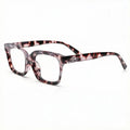 VOPHA Blue Light Blocking Reading Glasses Square Frame +1–+3 Reading Glasses Qst Leopard +100