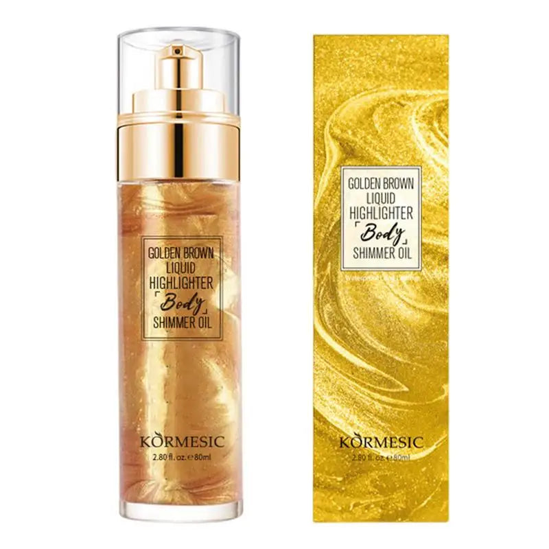 Glitter Spray Hair & Body Highlighter – Sparkling Shimmer Body Glitter Spray Qme
