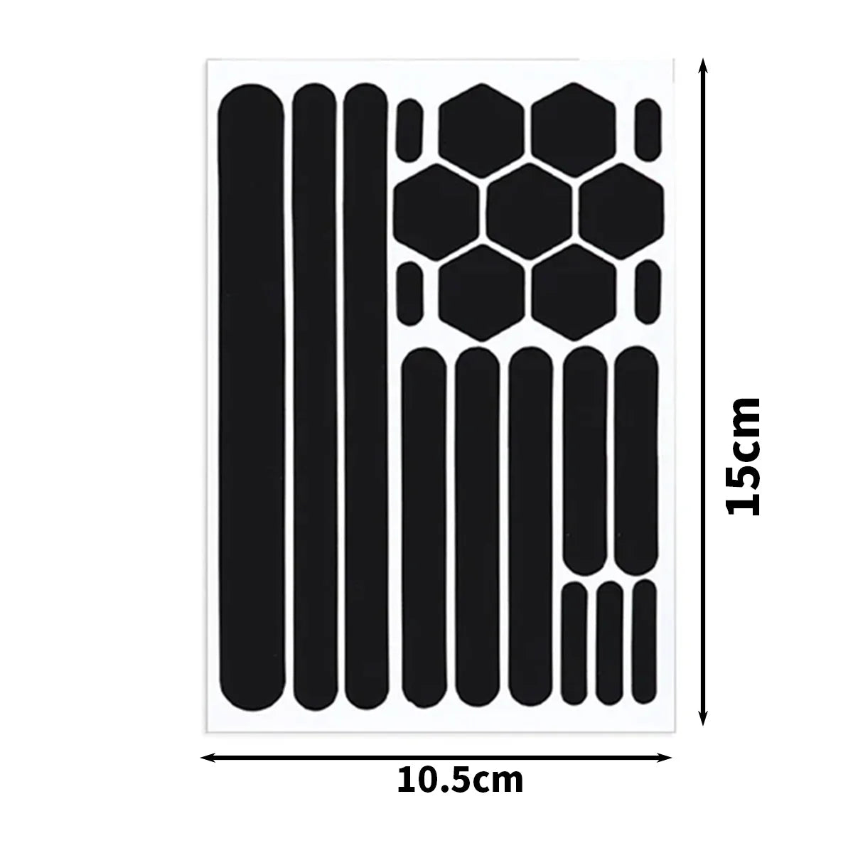 Helmet Reflective Warning Stickers – Night Safety Visibility Decals Reflective Safety Sticker Qme 1set