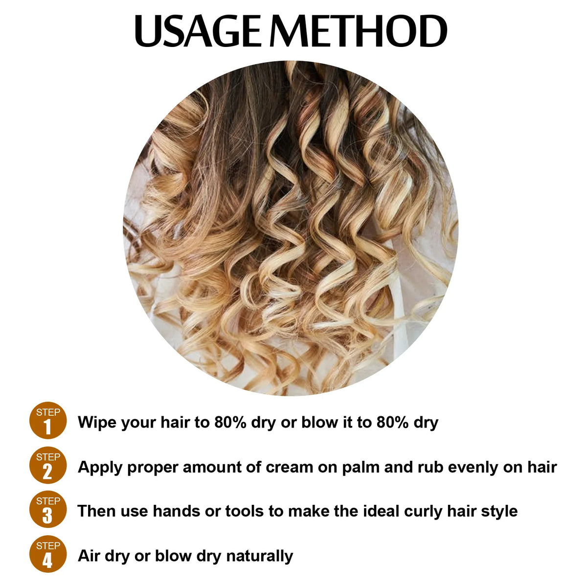 EELHOE Curl Enhancing Elastin Mousse – Volume & Moisture Cream Curl Styling Mousse Qst