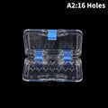 Dental Denture & Veneer Storage Box – 6 or 16 Grid Organizer Dental Storage Box Qme A2