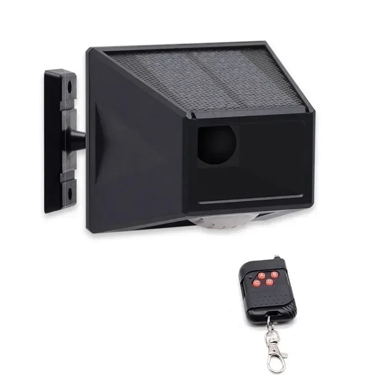 Solar Motion Sensor Alarm Light Remote Control Animal Deterrent Solar Security Light Qme N911F