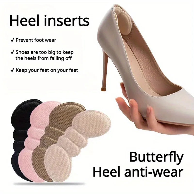 Heel Pads for Shoes Too Big – Cushioned Tighter Fit Inserts Heel Cushion Inserts Qme
