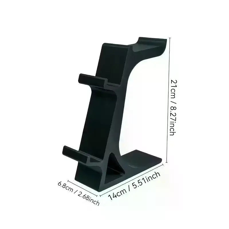 3-in-1 Controller Stand, Headset Holder & Desk Organizer Desk Gaming Organizer Qme