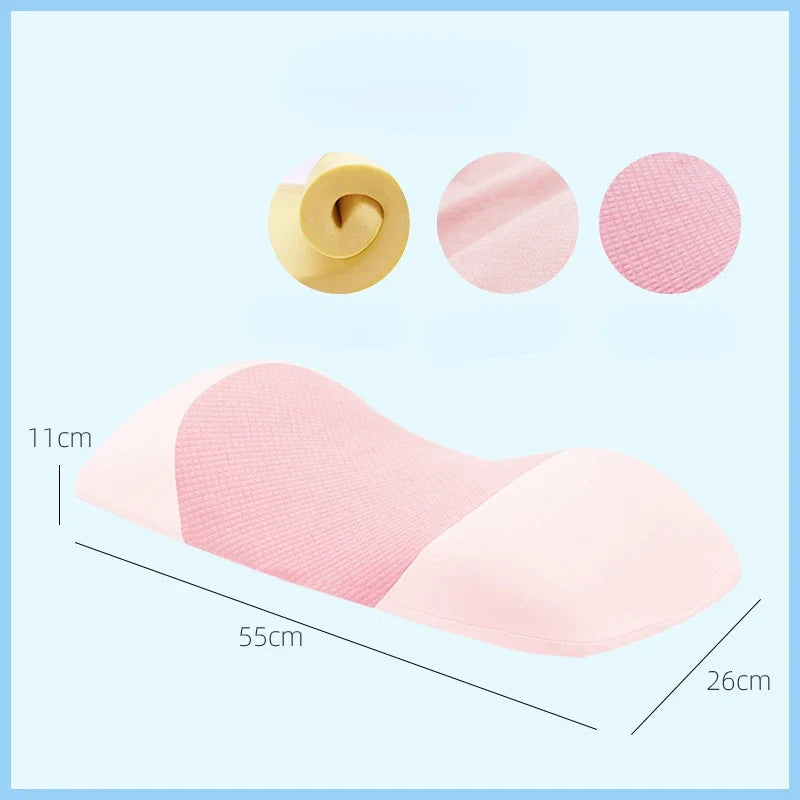 Memory Foam Lumbar Support Pillow for Sleeping – Bed Waist Cushion Lumbar Support Pillow Qme