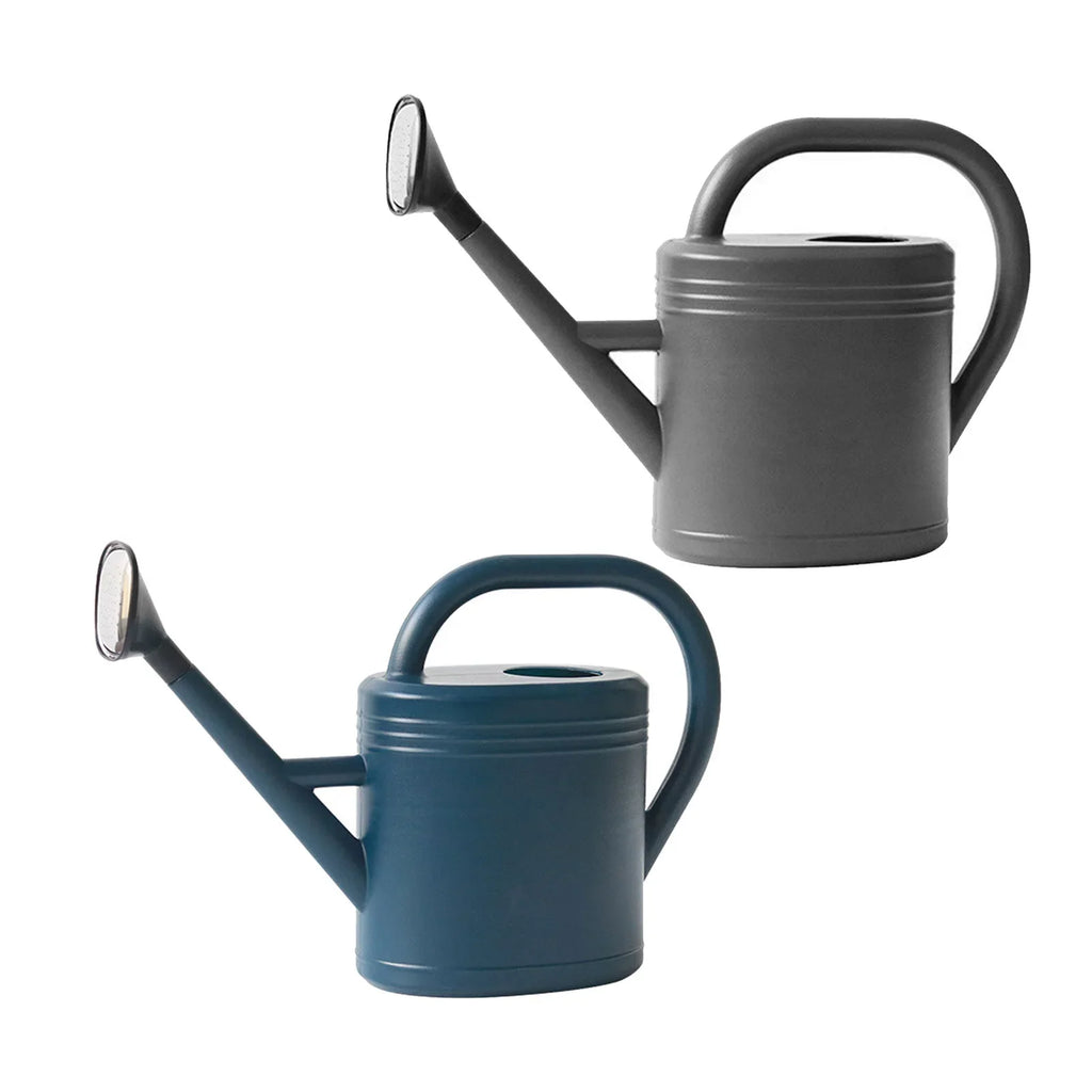 8L Large Plastic Watering Can – Long Spout & Shower Head Garden Watering Can Qme