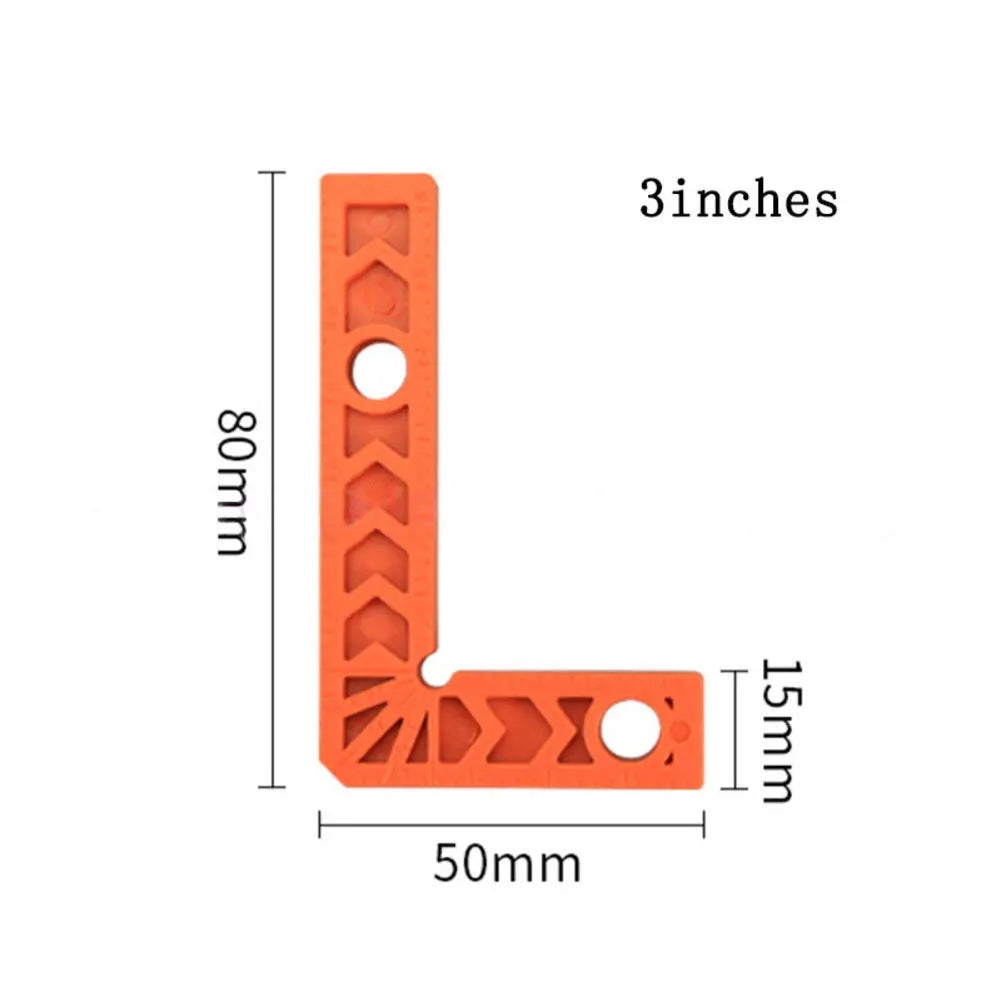 90° Aluminum Alloy Woodworking Positioning Squares – 4-Pack Woodworking Square Qme