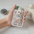 Slim Pull-Out Card Holder Wallet – Floral PVC, Multi-Slot Card Holder Wallet Qme 03