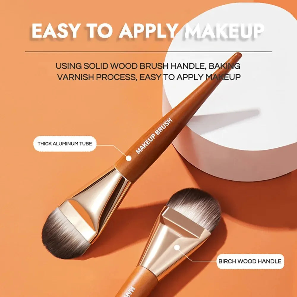 GECOMO Flat Head Foundation Brush – Flawless Coverage Foundation Makeup Brush Qme