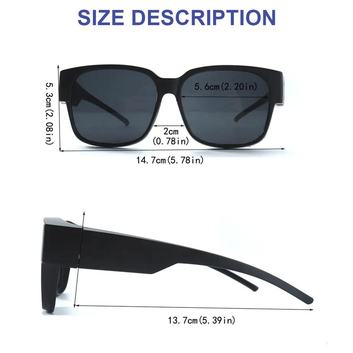 VOPHA Polarized Cover-Over Sunglasses for Prescription Glasses Polarized Sunglasses Qst