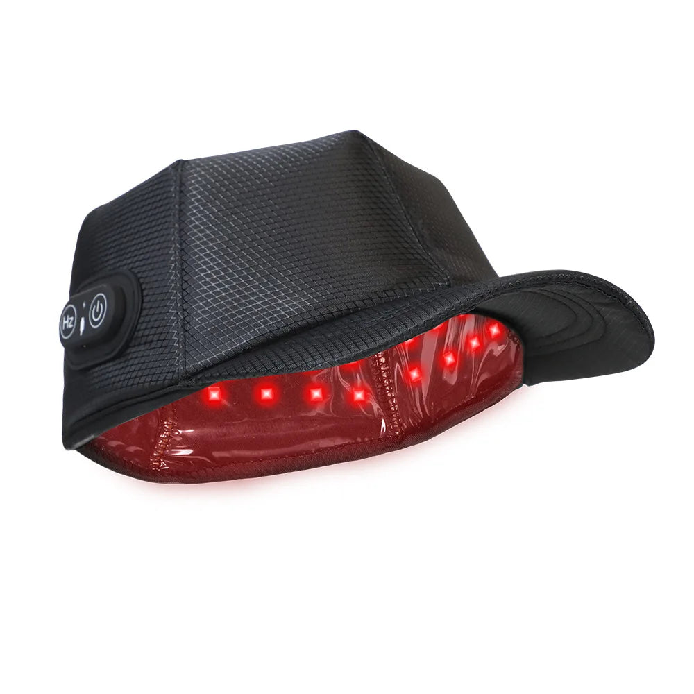 ZONGKUNG Cordless Red Light Therapy Hat 660nm 850nm LED Cap Red Light Therapy Cap Qst 100LEDs Cap