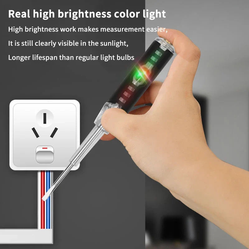 B05 Electric Voltage Tester Screwdriver Pen | Aluminium-Copper Voltage Tester Pen Qme