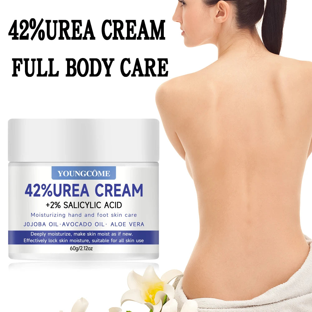 YOUNGCOME 42% Urea + 2% Salicylic Acid Cream – Heels & Skin Foot & Body Cream Qst