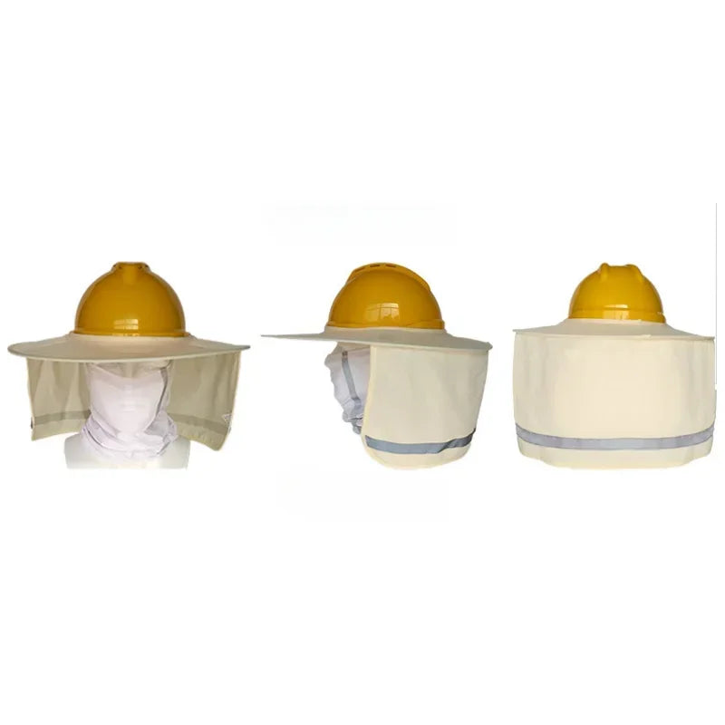 High Visibility Mesh Sun Neck Shield for Safety Hard Hats Hard Hat Neck Shield Qme