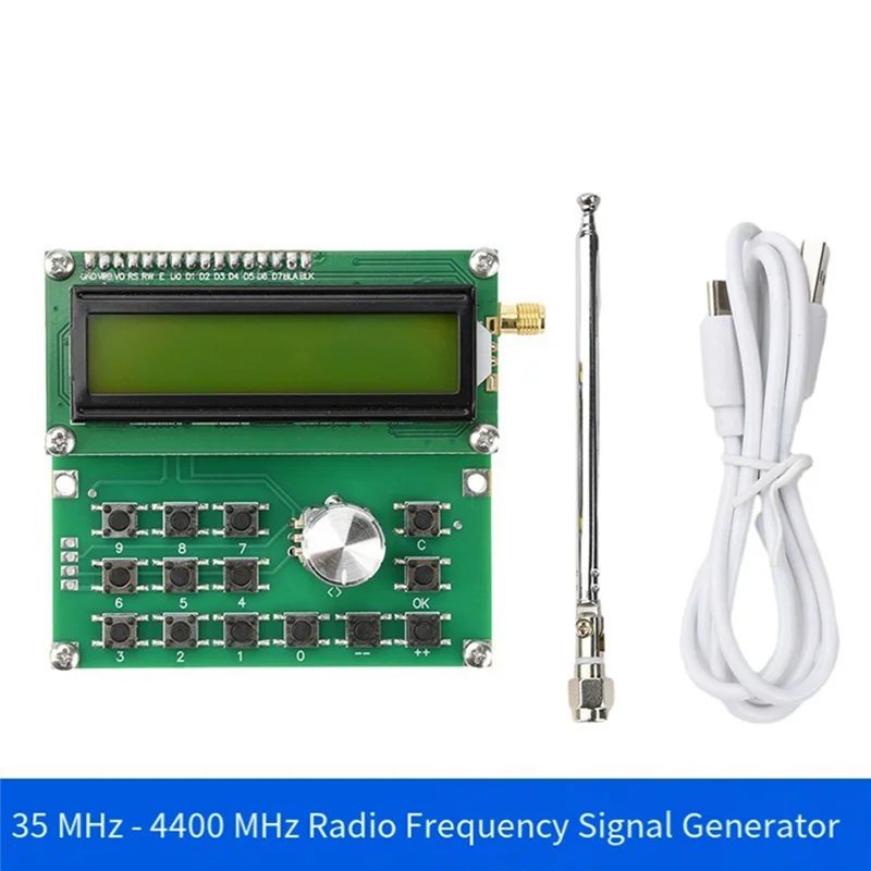 ADF4351 RF Signal Generator 35MHz–4400MHz Precision Frequency RF Signal Generator Qme
