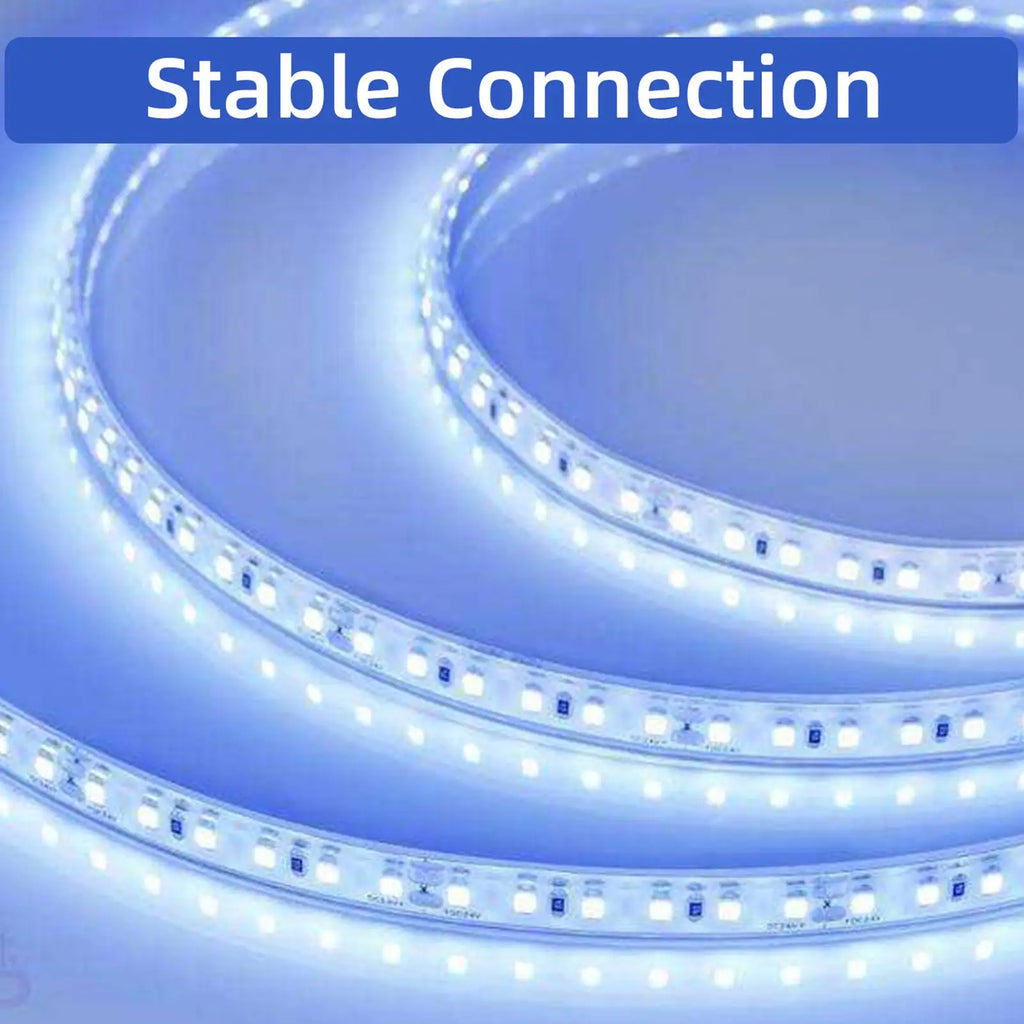 2-Pin Solderless LED Strip Connectors | 5V 12V 24V Multi-Wire LED Strip Connector Qme