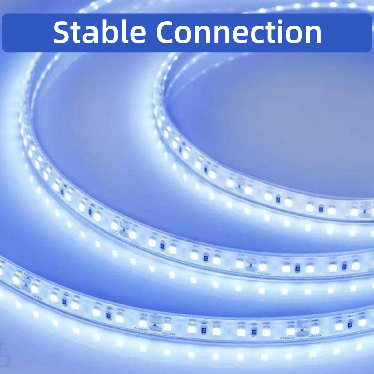 2-Pin Solderless LED Strip Connectors | 5V 12V 24V Multi-Wire LED Strip Connector Qme