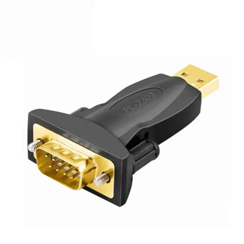 USB to DB9 RS232 Serial Adapter Gold Plated – FTDI PL2303 USB Serial Adapter Qme PL2303 Male 50mm