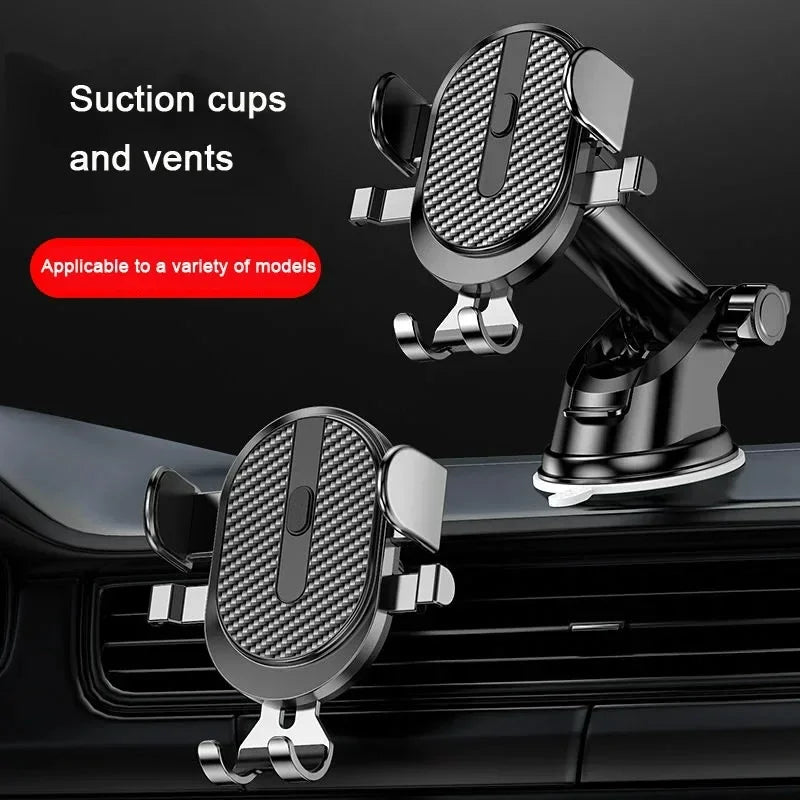 Car Phone Holder Air Vent Mount – Gravity Grip & 360° Rotation Car Phone Mount Qme