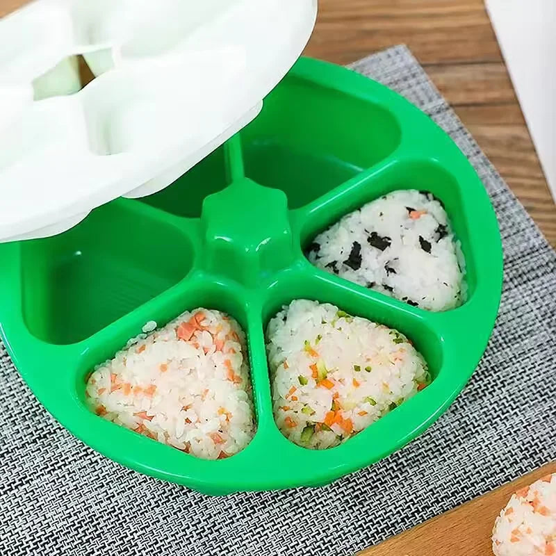 Triangle Rice Ball Mould – DIY Japanese Sushi Onigiri Maker Sushi Rice Mould Qst